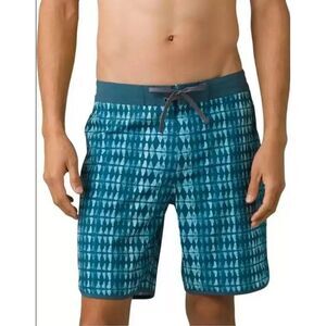 PrAna NWT size 38 board shorts Lankai swim trunks 8” inseam